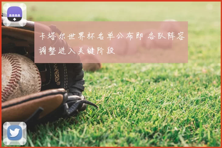卡塔尔世界杯名单公布即 各队阵容调整进入关键阶段