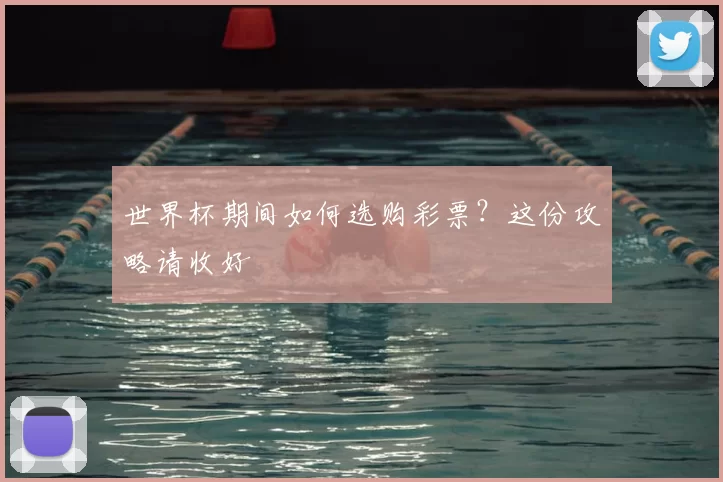 世界杯期间如何选购彩票？这份攻略请收好
